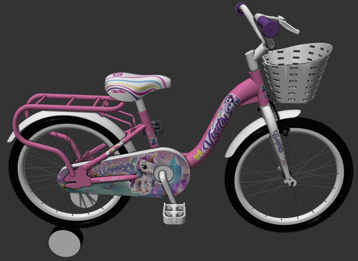 LANCOBRAN ZA DECIJI BICIKL 20" BELI DVODELNI